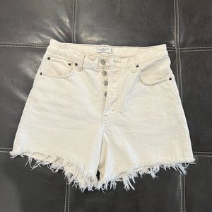 Abercrombie dad shorts-high waisted